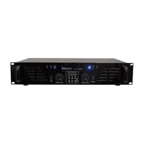 ETAPA DE POTENCIA IBIZA SOUND AMP300USB-BT 2x240W USB/BLUETOOTH