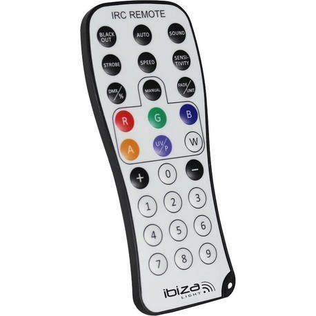 IBIZA LIGHT LMH250-RC CABEZA MOVIL LED BEAM 10W RGBW DMX CON MANDO