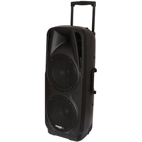 IBIZA SOUND PORT225VHF-BT ALTAVOZ PORTATIL A BATERIAS 2x10" USB/SD/BT/VOX/2xVHF MICROS