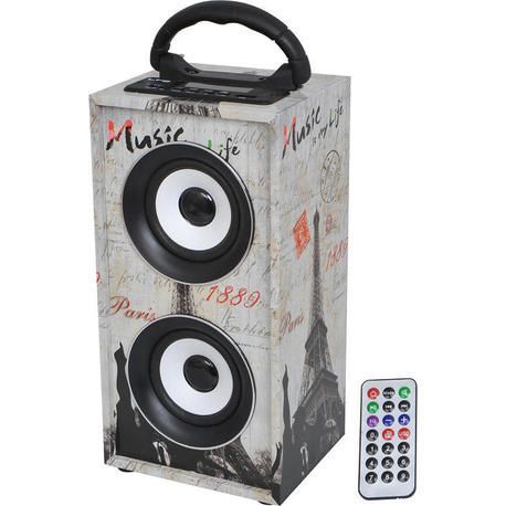 LTC AUDIO FREESOUND-PARIS ALTAVOZ PORTATIL USB/SD/AUX/BLUETOOTH/FM