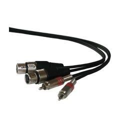IBIZA SOUND CM5RXF-2 CABLE 2xXLR H-2xRCA M 5M