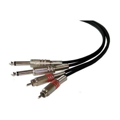 IBIZA SOUND CM1.5RJ-2 CABLE 2xJACK M-2xRCA 1,5M