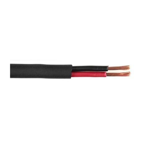 CABLE DE ALTAVOZ REDONDO 2 X 1,5MM² - NEGRO