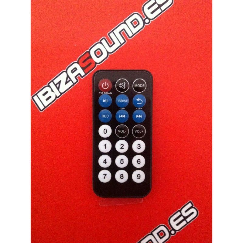 Ibiza Sound - Enceinte Dj Sono autonome 8/20cm 300W USB/SD/BT + micro VHF  HYBRID8VHF-BT + SixMagic RVB - Retours de scène - Rue du Commerce