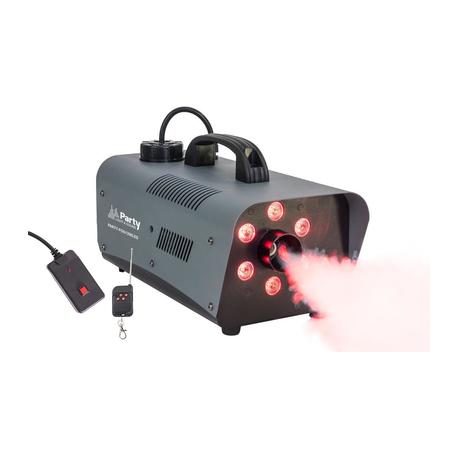 PARTY PARTY-FOG1200LED MAQUINA DE HUMO DE 1200W DMX CON 6 LED RGB