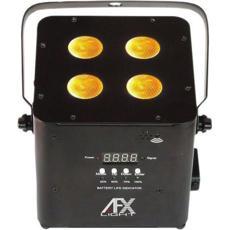 AFX FREEPARHEX-BL PROYECTOR DE LEDS RGBWA-UV 4x10W BLUETOOTH