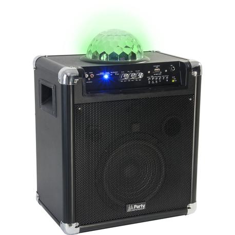 PARTY PARTY-KUBE300VHF ALTAVOZ PORTATIL A BATERIAS 8" 150W-RMS USB/BT/EFECTO LED
