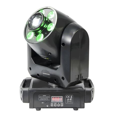 CABEZA MOVIL SPOT/WASH LED IBIZA LIGHT 6x12W RGBWA-UV 2-EN-1