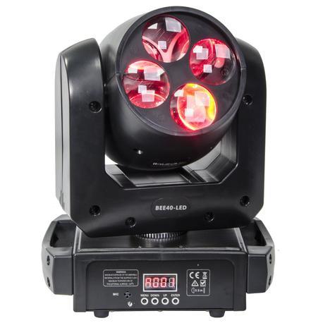 CABEZA MOVIL LED IBIZA LIGHT BEE40-ED 4x10W