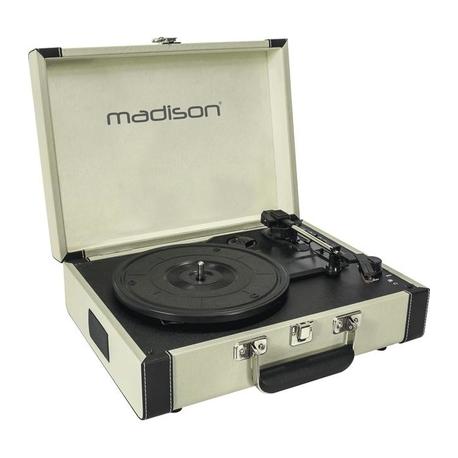 TOCADISCOS MADISON MAD-RETROCASE-CR USB/SD/BT/RECORD