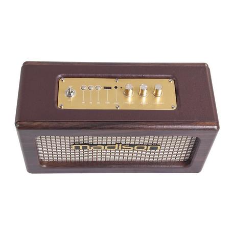 MADISON FREESOUND-VINTAGE-WD ALTAVOZ PORTATIL USB/BT 2x10W