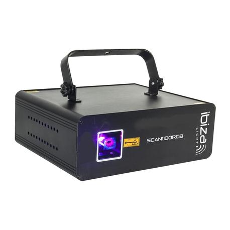 IBIZA LIGHT SCAN1100RGB LASER RGB DMX 1100mW