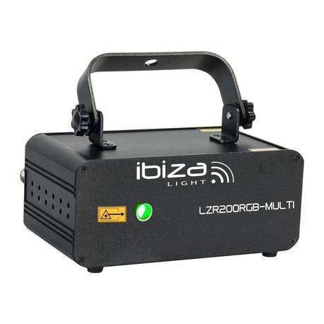 IBIZA LIGHT LZR200RGB-MULTI LASER RGB DMX 200mW