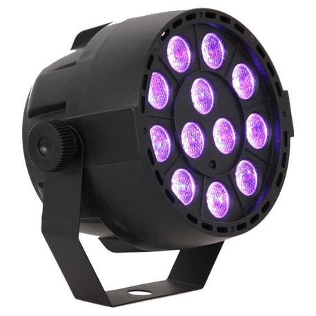 IBIZA LIGHT PAR-MINI-UV FOCO LUZ NEGRA LED 12x2W