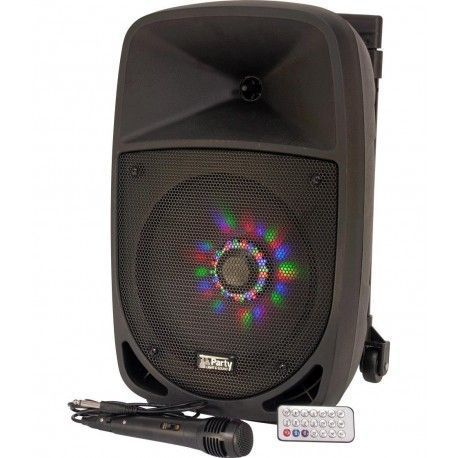 PARTY PARTY-8LED ALTAVOZ PORTATIL A BATERIAS 8" 150W-RMS USB/BT/FM/MICRO