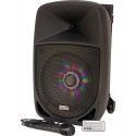 PARTY PARTY-8LED ALTAVOZ PORTATIL A BATERIAS 8" 150W-RMS USB/BT/FM/MICRO