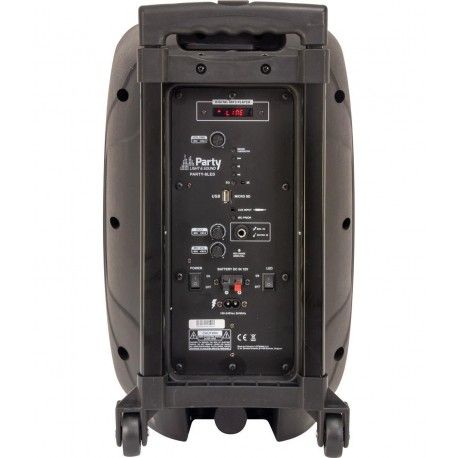 PARTY PARTY-8LED ALTAVOZ PORTATIL A BATERIAS 8" 150W-RMS USB/BT/FM/MICRO