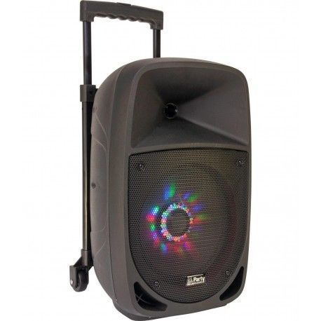 PARTY PARTY-8LED ALTAVOZ PORTATIL A BATERIAS 8" 150W-RMS USB/BT/FM/MICRO