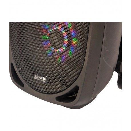 PARTY PARTY-8LED ALTAVOZ PORTATIL A BATERIAS 8" 150W-RMS USB/BT/FM/MICRO