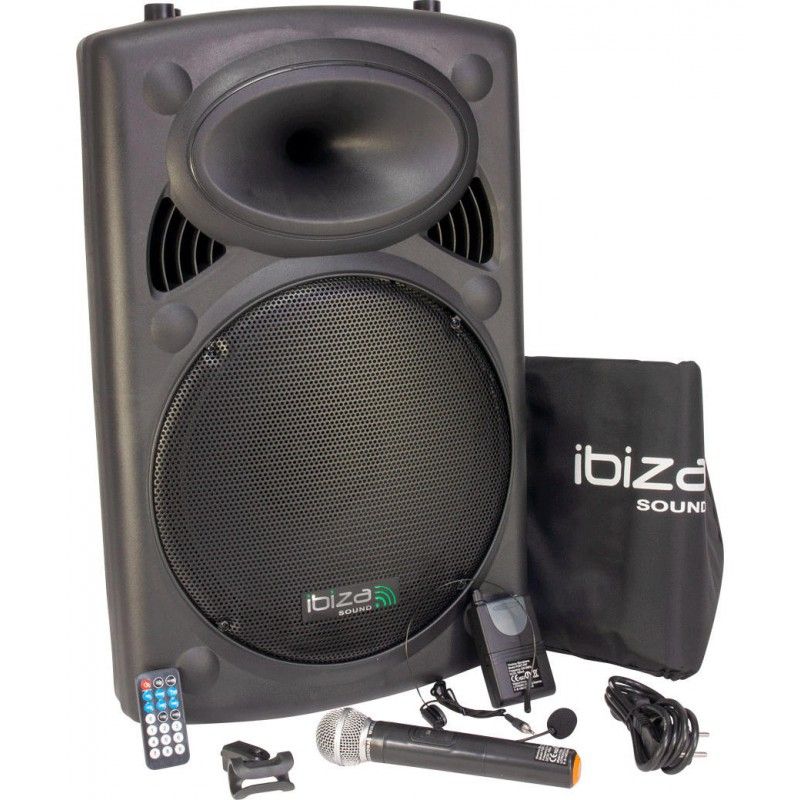 IBIZA SOUND SS01B PIE DE ALTAVOZ Y BOLSA DE TRANSPORTE (PAREJA)