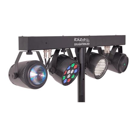 IBIZA LIGHT DJLIGHT85LED CONJUNTO DE ILUMINACION