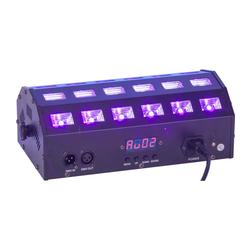 IBIZA LIGHT LED-STUV24 DMX-CONTROLLED PROJECTOR LUZ NEGRA