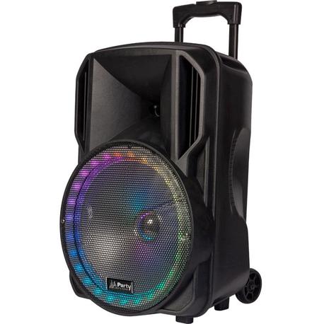 PARTY PARTY-12RGB ALTAVOZ PORTATIL A BATERIAS 12" USB/BLUETOOTH/FM/MICRO VHF/MANDO PARTY PARTY-12RGB ALTAVOZ PORTATIL A BATERIAS 12" USB/BLUETOOTH/FM/MICRO VHF/MANDO