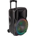 PARTY PARTY-12RGB ALTAVOZ PORTATIL A BATERIAS 12" USB/BLUETOOTH/FM/MICRO VHF/MANDO