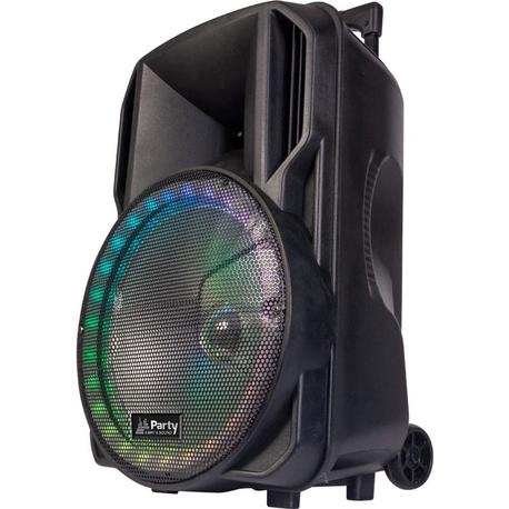 PARTY PARTY-12RGB ALTAVOZ PORTATIL A BATERIAS 12" USB/BLUETOOTH/FM/MICRO VHF/MANDO PARTY PARTY-12RGB ALTAVOZ PORTATIL A BATERIAS 12" USB/BLUETOOTH/FM/MICRO VHF/MANDO