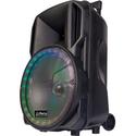 PARTY PARTY-12RGB ALTAVOZ PORTATIL A BATERIAS 12" USB/BLUETOOTH/FM/MICRO VHF/MANDO