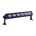IBIZA LIGHT LED-UVBAR6 BARRA LUZ NEGRA LED 6x3W