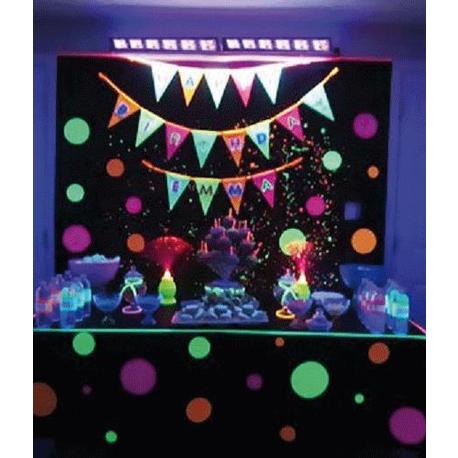 IBIZA LIGHT LED-UVBAR6 BARRA LUZ NEGRA LED 6x3W