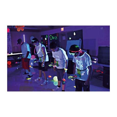 IBIZA LIGHT LED-UVBAR6 BARRA LUZ NEGRA LED 6x3W