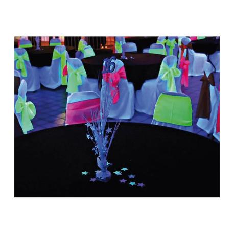 IBIZA LIGHT LED-UVBAR6 BARRA LUZ NEGRA LED 6x3W