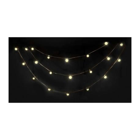 IBIZA LIGHT LEDSTRING-WH GUIRNALDA LED 20xLED BLANCO CALIDO IP44 10m