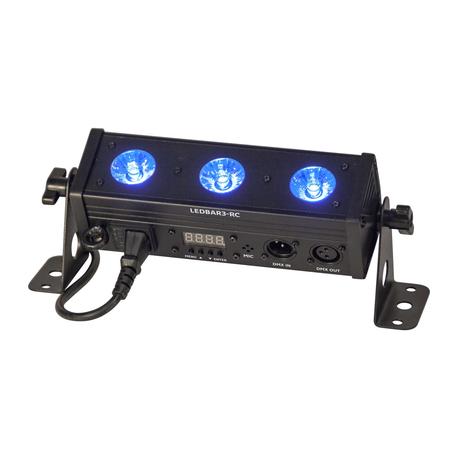 IBIZA LIGHT LEDBAR3-RC BARRA LED 3xRGBW MANDO/DMX