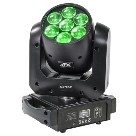 AFX MY712-Z CABEZA MOVIL LED WASH 7x12W RGBW