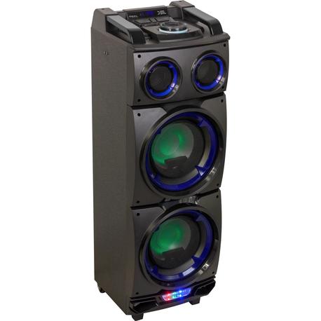 IBIZA SOUND STANDUP208 ALTAVOZ PORTATIL A BATERIAS 2x8" 300W LED/USB/SD/BLUETOOTH/FM