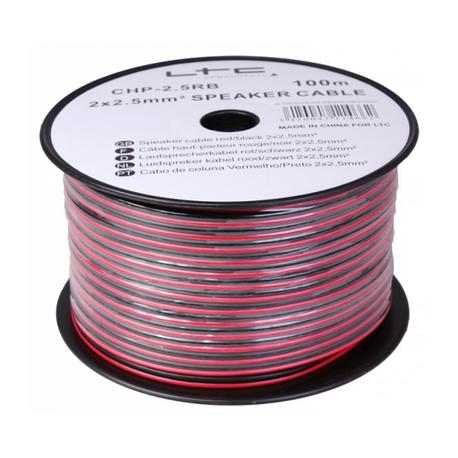LTC AUDIO CHP1.5RB CABLE DE ALTAVOZ ROJO/NEGRO 2 X 1.5MM² LTC AUDIO CHP1.5RB CABLE DE ALTAVOZ ROJO/NEGRO 2 X 1.5MM²