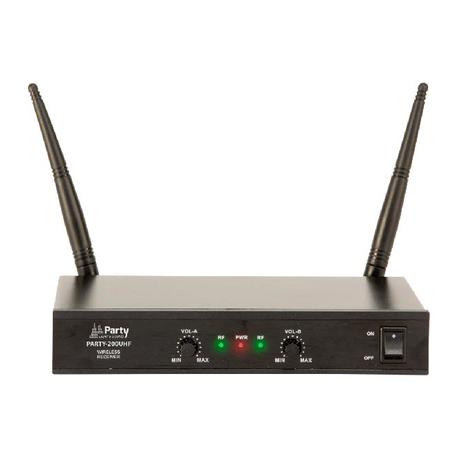 PARTY PARTY-200UHF-MKII SISTEMA DE MICROFONO INALAMBRICO UHF PARTY PARTY-200UHF-MKII SISTEMA DE MICROFONO INALAMBRICO UHF