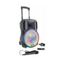 PARTY PARTY-10RGB BAFLE PORTATIL 10/25cm CON USB, TF, BLUETOOTH, FM, MICRO y MANDO A DISTANCIA