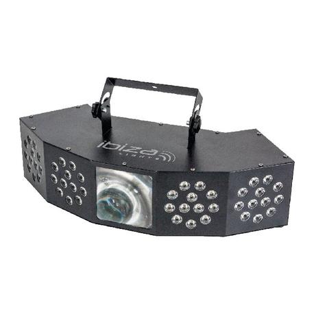 IBIZA LIGHT COMBI-FX4 EFECTO DE ILUMINACION 3-EN-1 WASH-MOON-STROBE CON DMX