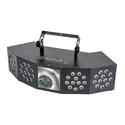 IBIZA LIGHT COMBI-FX4 EFECTO DE ILUMINACION 3-EN-1 WASH-MOON-STROBE CON DMX