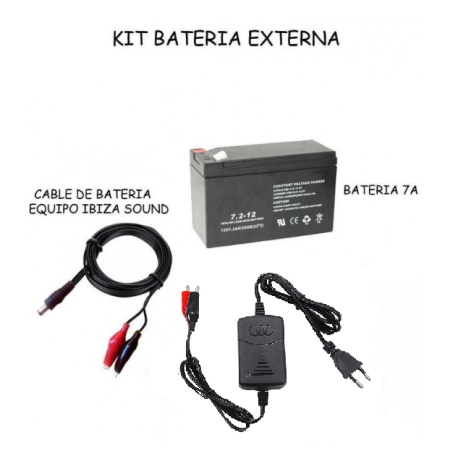 KIT DE BATERIA EXTERNA 7AH