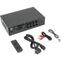 APM1120  AMPLIFICADOR-MEZCLADOR PA COMPACTO 120W CON USB, SD, BLUETOOTH, FM Y MANDO A DISTANCIA