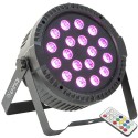 THIN PAR LED 18x1W RGB