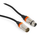 SOUND-XLRF-XLRM-3 Clavija XLR / toma XLR CABLE DE AUDIO DE ALTA CALIDAD - 3m