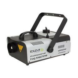 MAQUINA DE HUMO IBIZA LIGHT LSM1200PRO 1200W DMX Y CON MANDO
