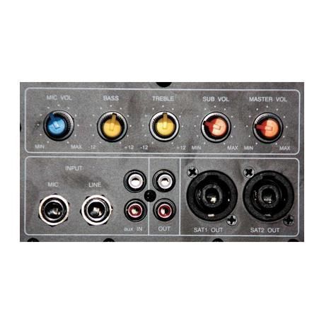 SUBGRAVE AUTOAMPLIFICADO IBIZA SOUND SUB18A 18" 1200W