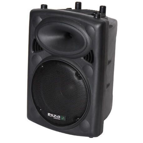 ALTAVOZ AUTOAMPLIFICADO IBIZA SOUND SLK10A-BT 10" 400W USB/BLUETOOTH